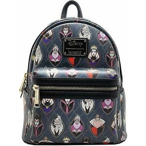 Disney Loungefly Villains Stain Glass Maleficient, Urusla, Mini Backpack